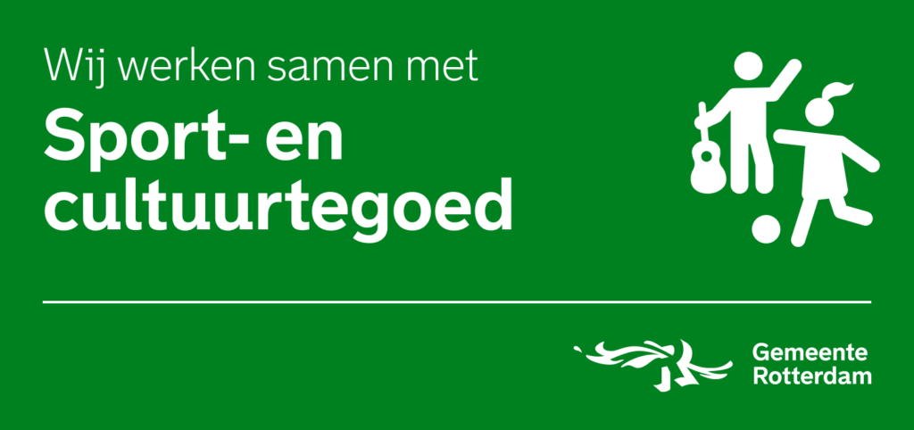 Banner - Wij werken samen met Sport- en cultuurtegoed